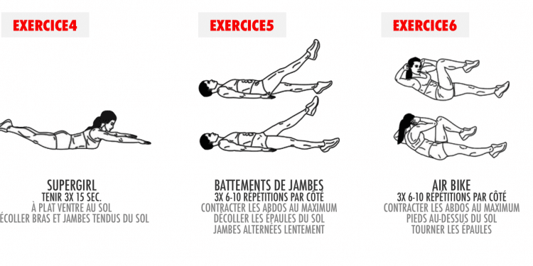 Exercices abdos pour un ventre parfait