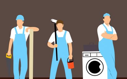 pantalon bleu de travail